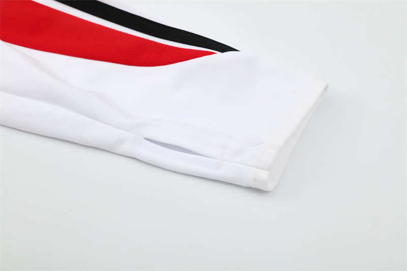 0304 season A.C. Milan white Half pull training suit