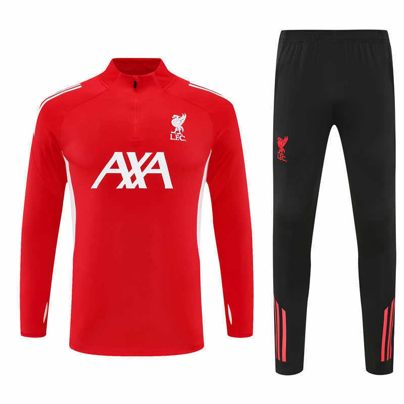 2526 season Liverpool Half zip training suit set
