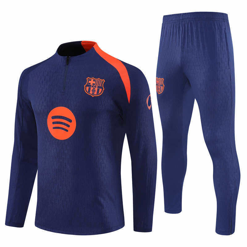 2526 season FC Barcelona / Barça Half zip training suit set