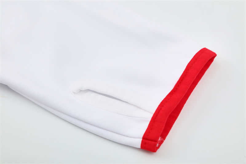 0405 season A.C. Milan white Half pull training suit