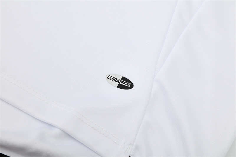 0405 season Real Madrid CF white Half pull training suit