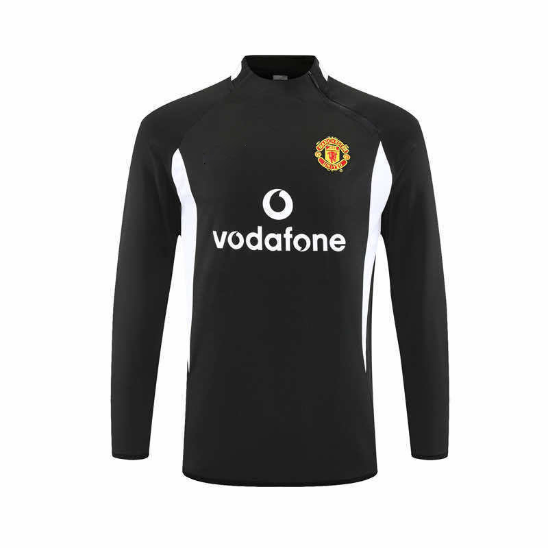 0203 season Manchester United F.C. black Half pull training suit