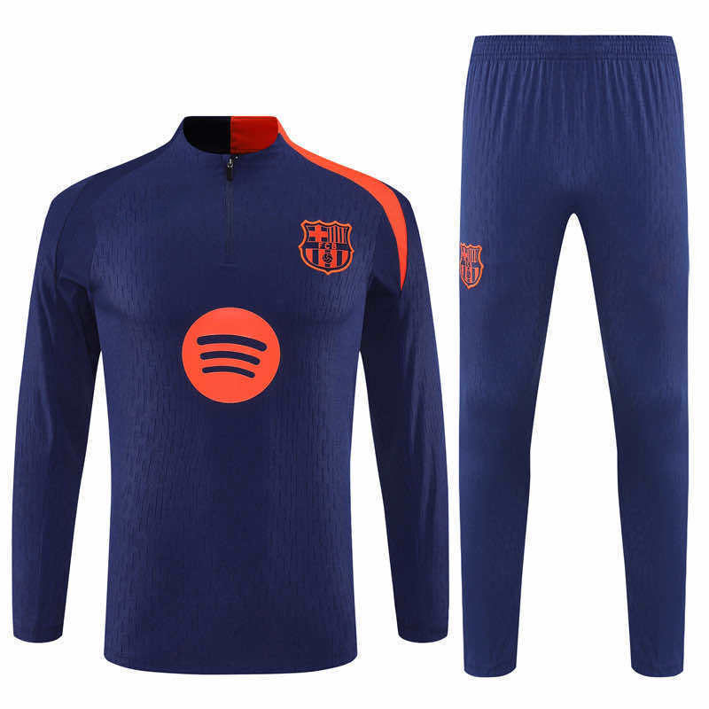 2526 season FC Barcelona / Barça Half zip training suit set