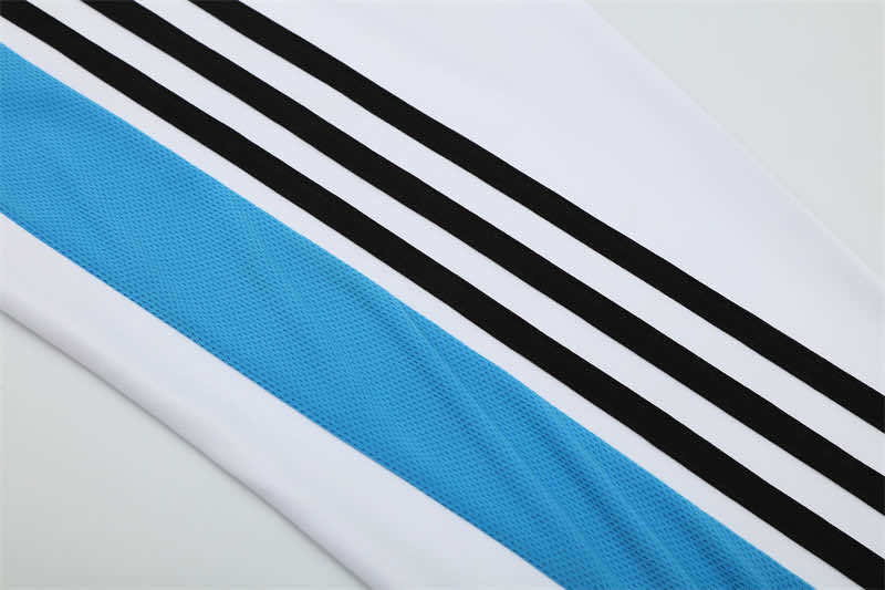 0304 season Real Madrid CF white Half pull training suit