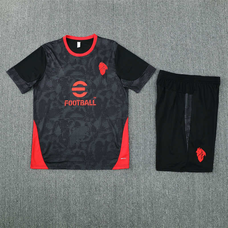 2526 season A.C. Milan Training clothes suit Short sleeve Fan version