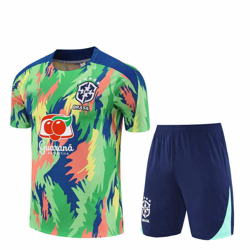 2526 season Brazil Training clothes suit Short sleeve Fan version