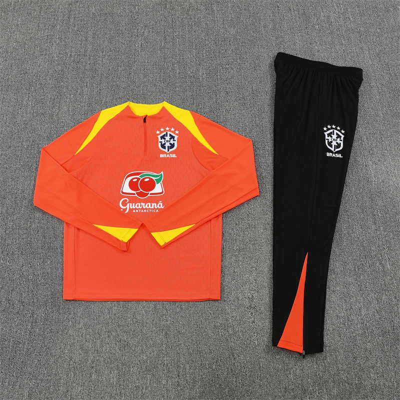 2526 season Brazil Half zip training suit set