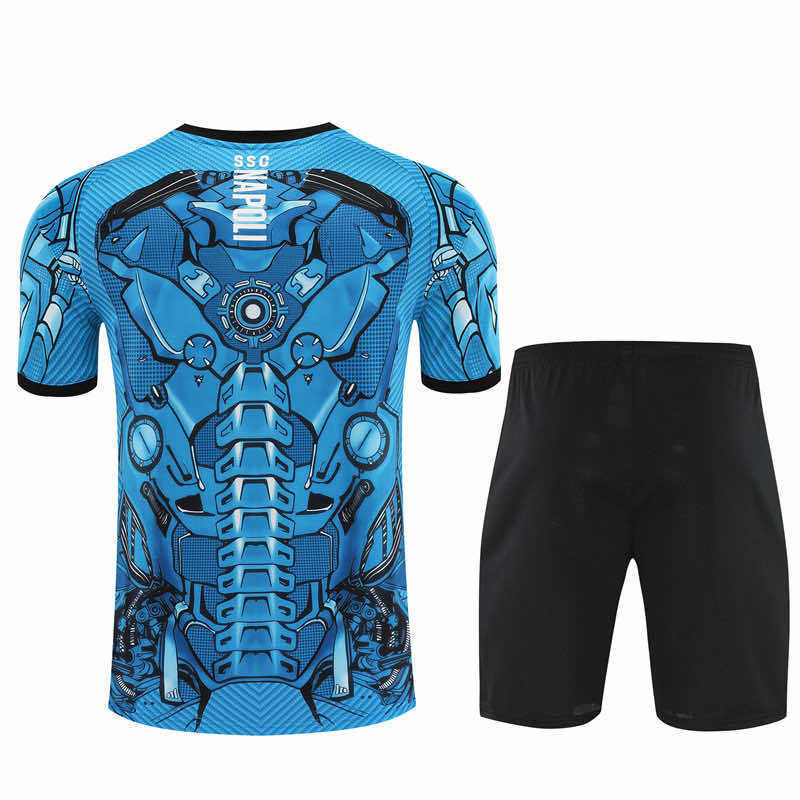 2526 season S.S.C. Napoli Training clothes suit Short sleeve Fan version