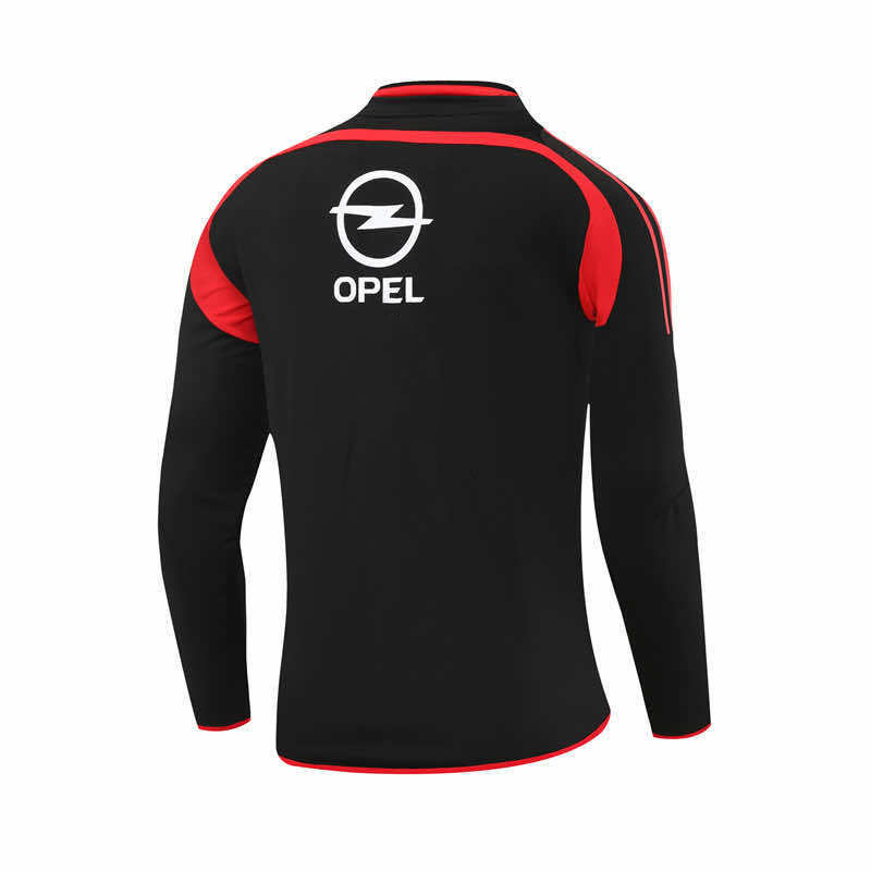 0405 season A.C. Milan black Half pull training suit