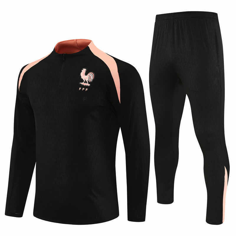 2526 season France Half zip training suit set