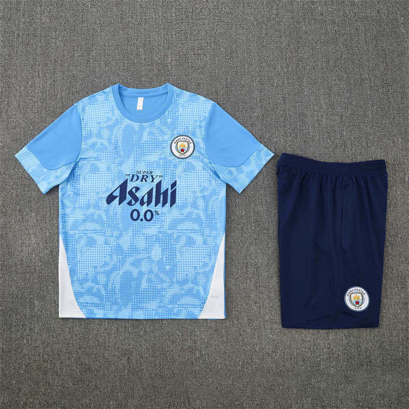 2526 season Manchester City F.C. Training clothes suit Short sleeve Fan version