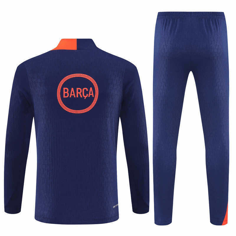 2526 season FC Barcelona / Barça Half zip training suit set