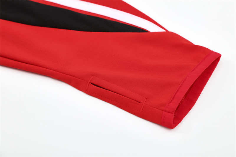 0304 season A.C. Milan red Half pull training suit