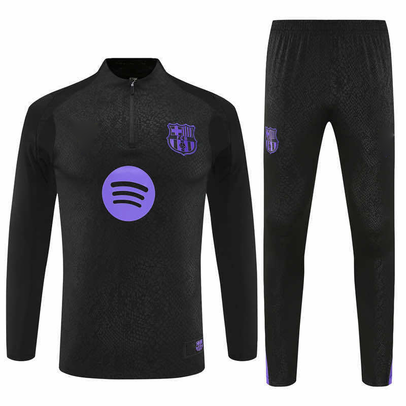 2526 season FC Barcelona / Barça Half zip training suit set