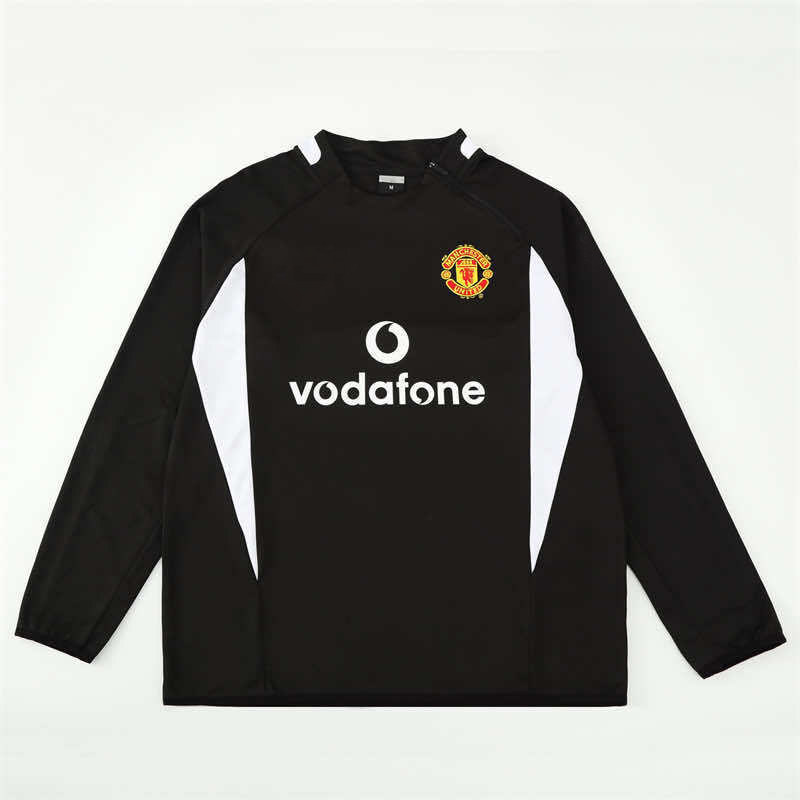 0203 season Manchester United F.C. black Half pull training suit