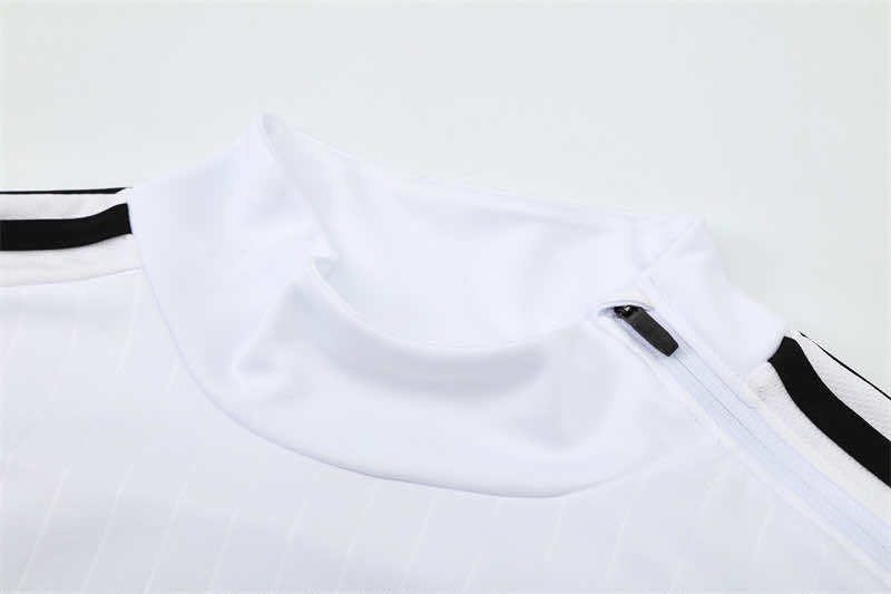 1516 season Real Madrid CF white Half pull training suit