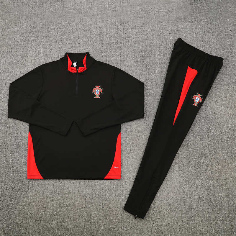 2526 season Portugal Half zip training suit set