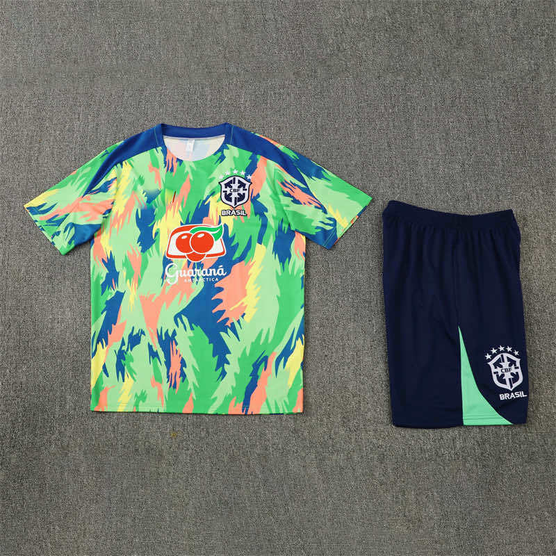 2526 season Brazil Training clothes suit Short sleeve Fan version