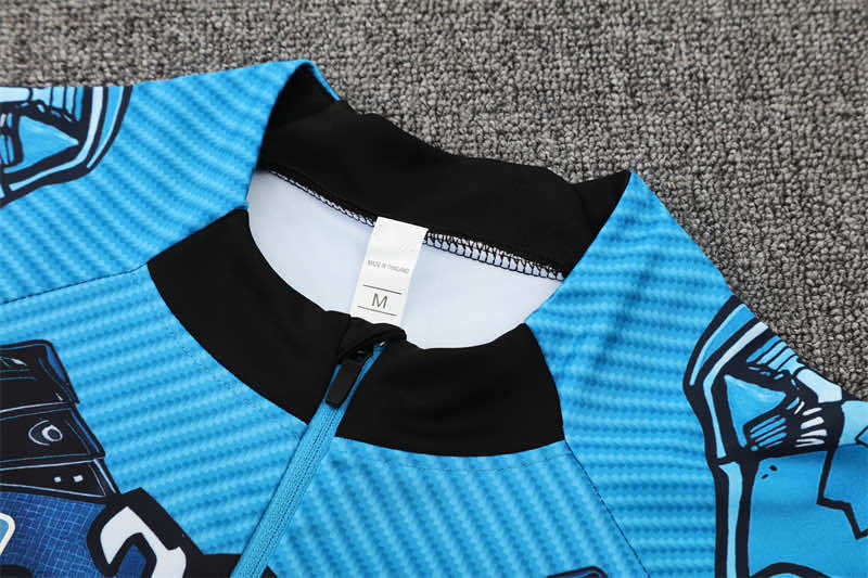 2526 season S.S.C. Napoli Half zip training suit set