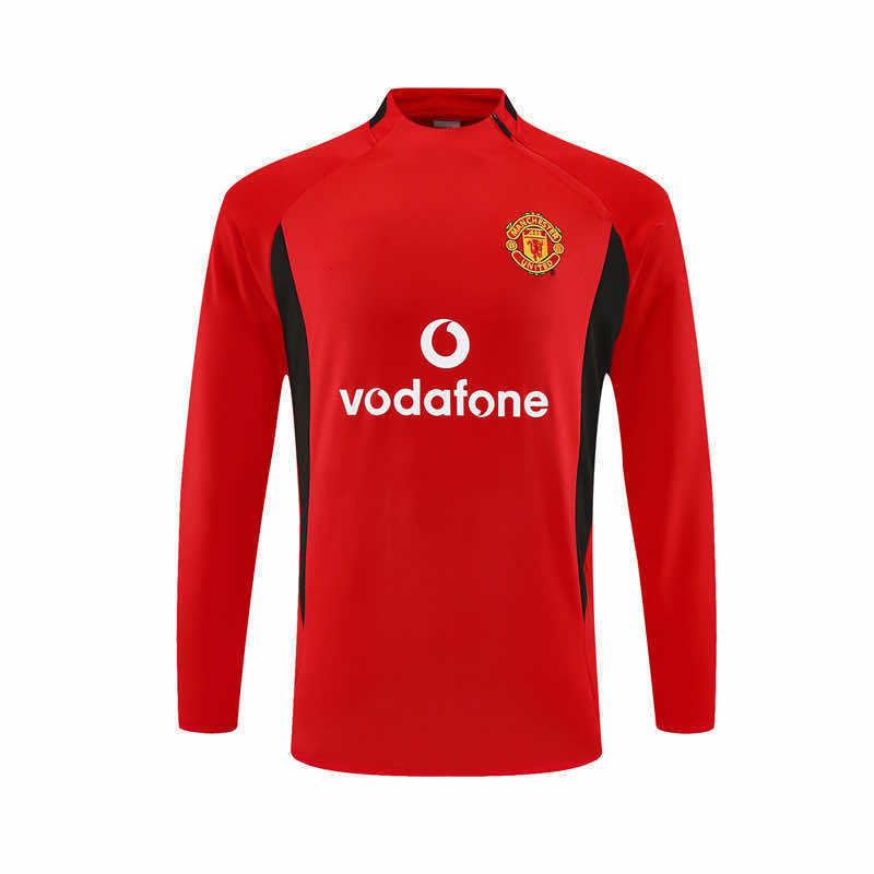 0203 season Manchester United F.C. red Half pull training suit