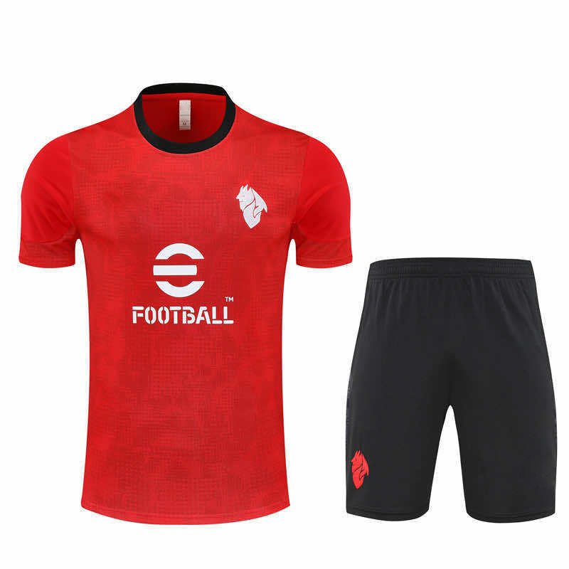 2526 season A.C. Milan Training clothes suit Short sleeve Fan version