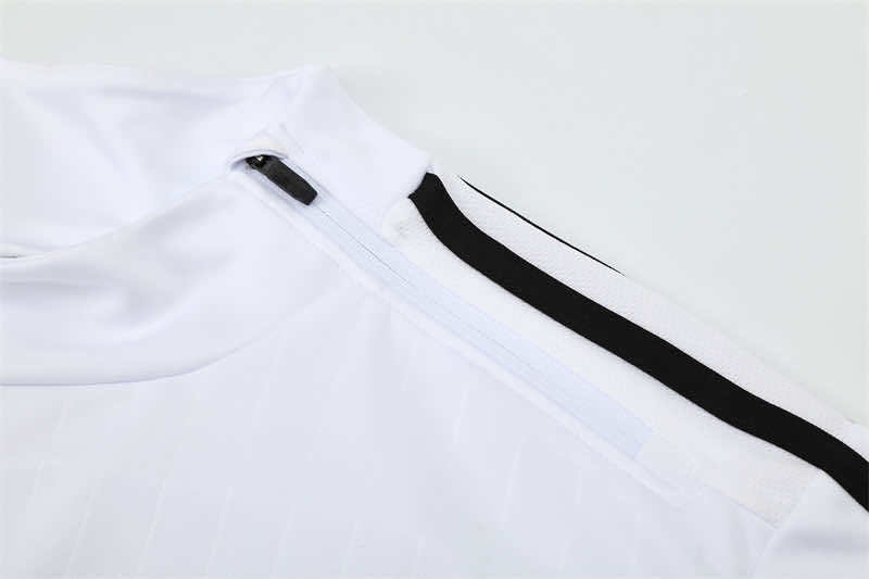 1516 season Real Madrid CF white Half pull training suit