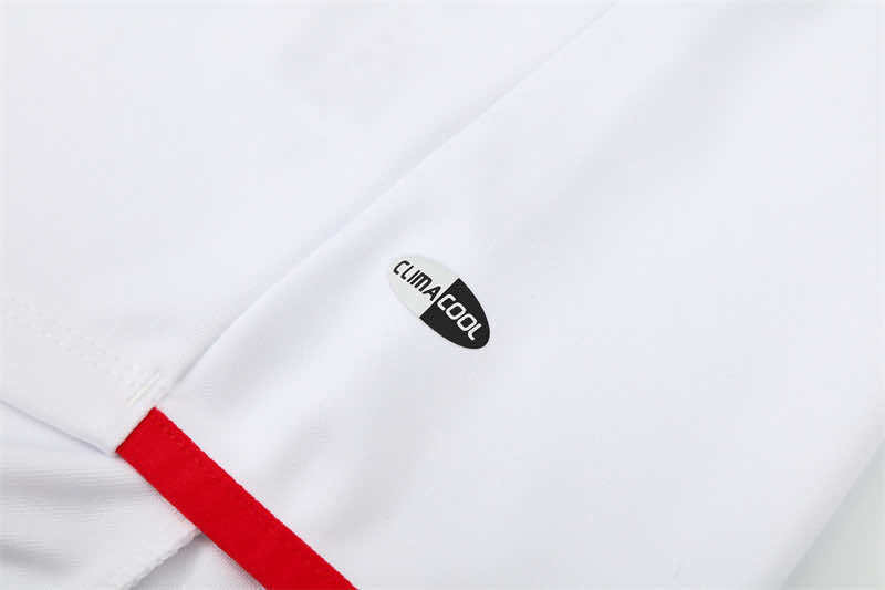 0506 season A.C. Milan white Half pull training suit