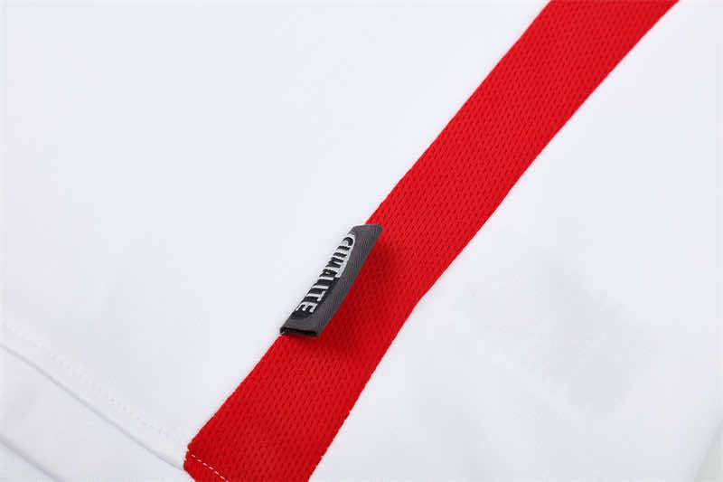 0304 season A.C. Milan white Half pull training suit