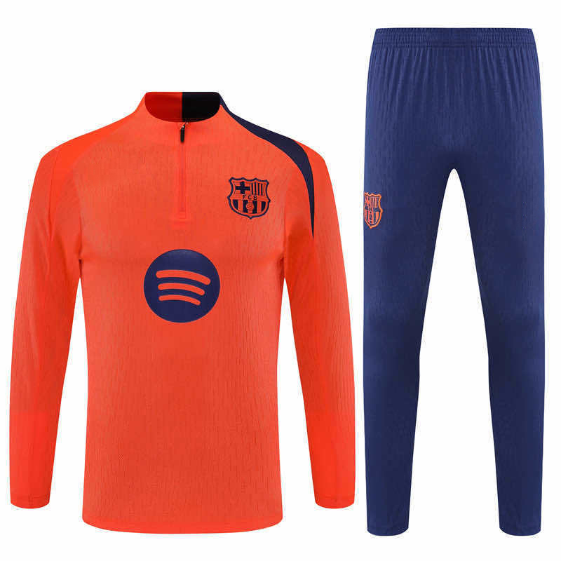 2526 season FC Barcelona / Barça Half zip training suit set
