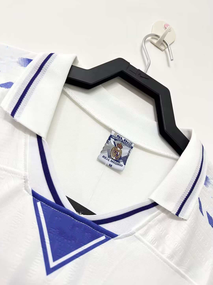 9697 season Real Madrid Home retro Fan version