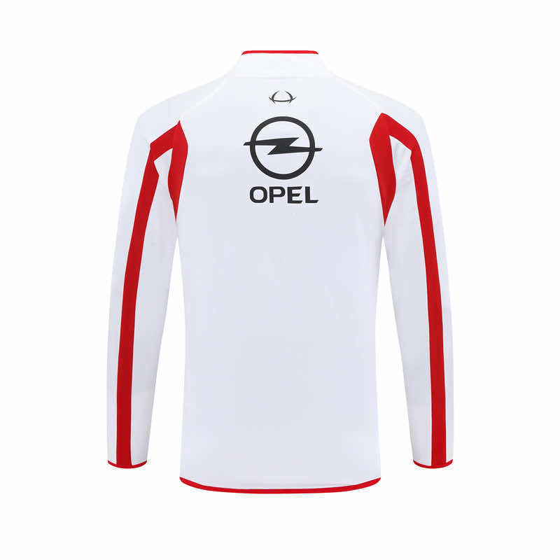0506 season A.C. Milan white Half pull training suit