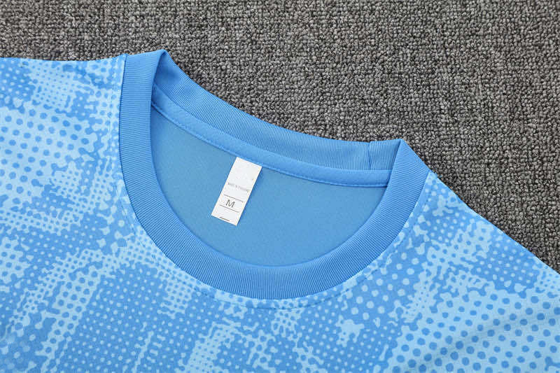 2526 season Manchester City F.C. Training clothes suit Short sleeve Fan version