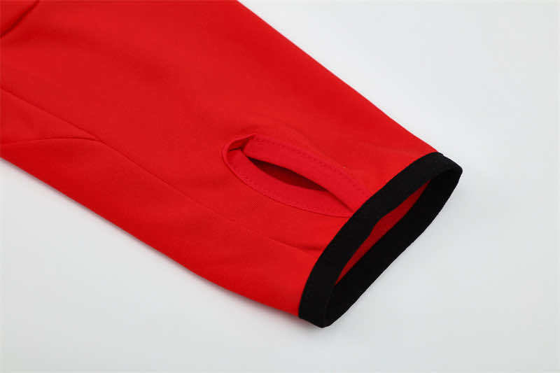0506 season A.C. Milan red Half pull training suit