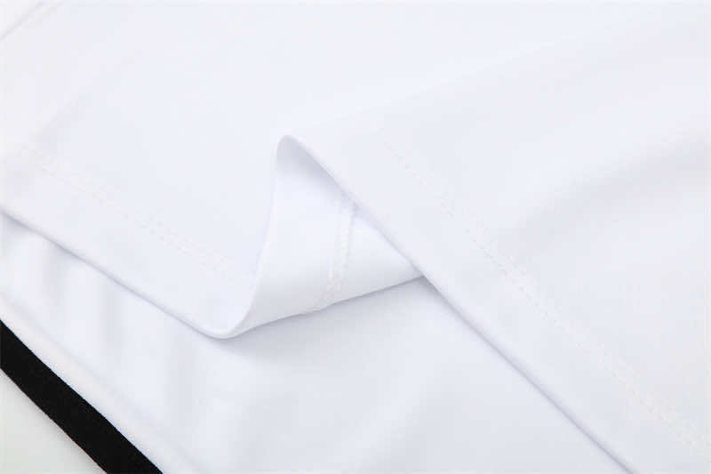 0405 season Real Madrid CF white Half pull training suit