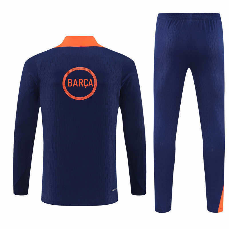 2526 season FC Barcelona / Barça Half zip training suit set