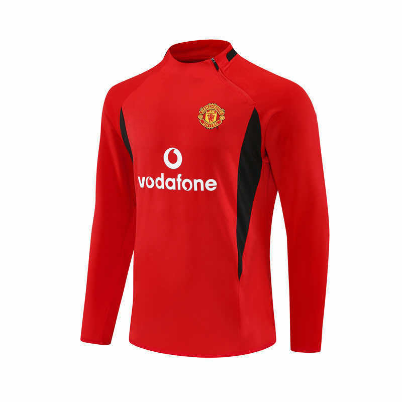 0203 season Manchester United F.C. red Half pull training suit
