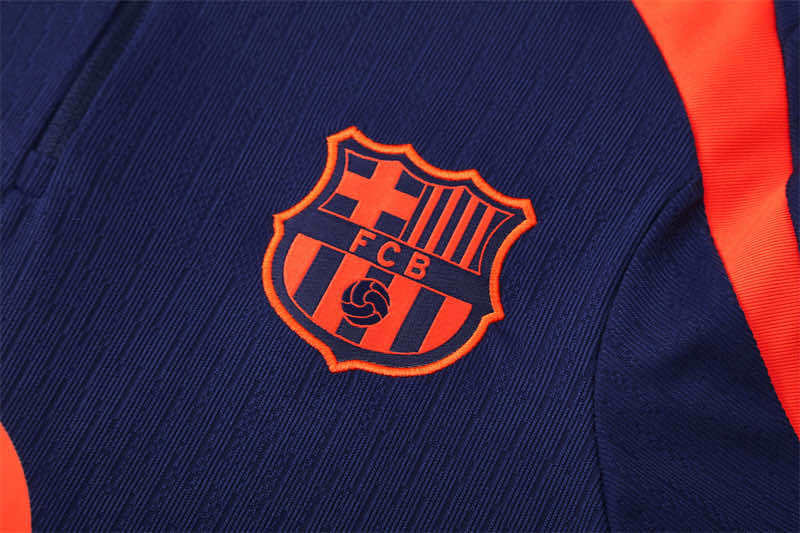 2526 season FC Barcelona / Barça Half zip training suit set