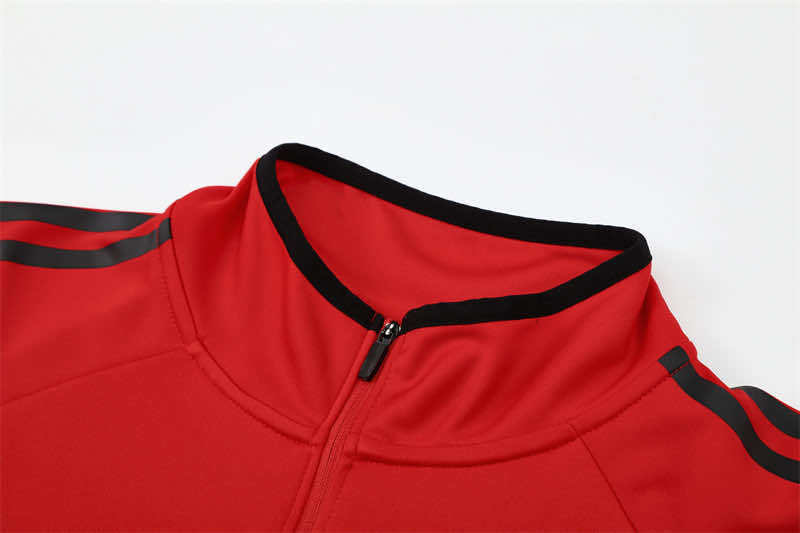 0506 season A.C. Milan red Half pull training suit