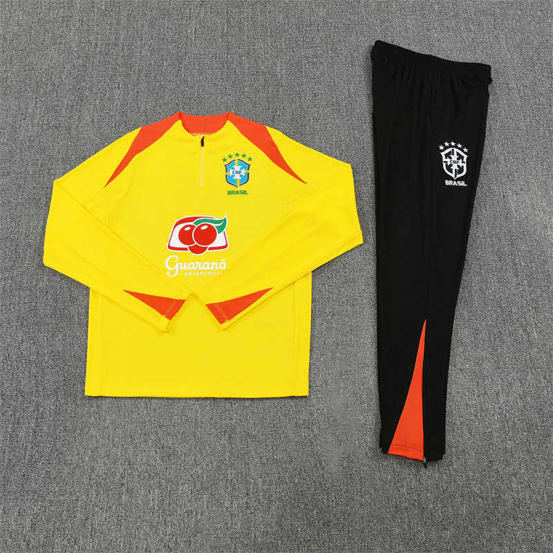 2526 season Brazil Half zip training suit set