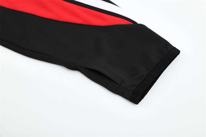 0304 season A.C. Milan black Half pull training suit