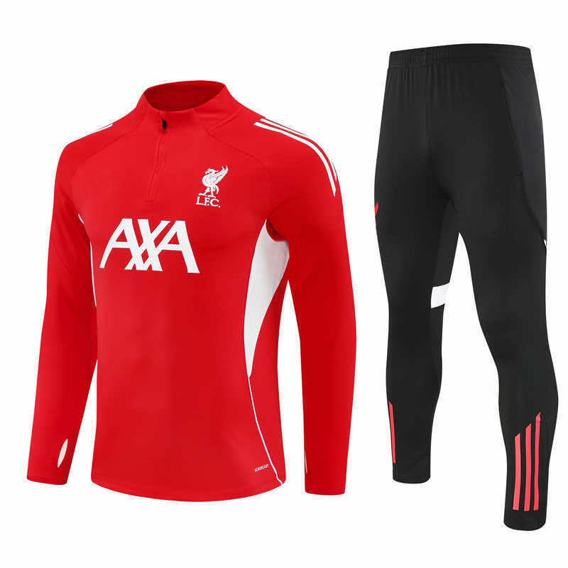 2526 season Liverpool Half zip training suit set