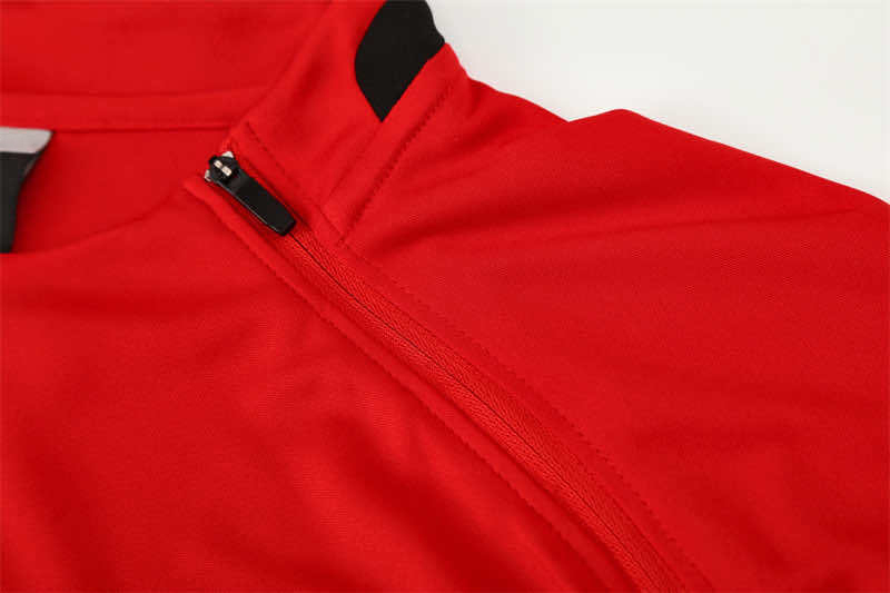0203 season Manchester United F.C. red Half pull training suit