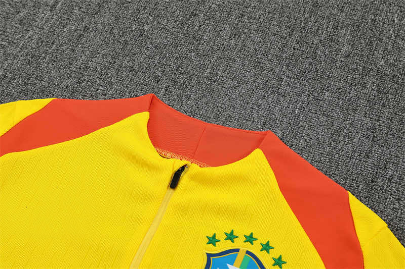 2526 season Brazil Half zip training suit set