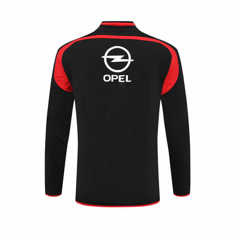0405 season A.C. Milan black Half pull training suit
