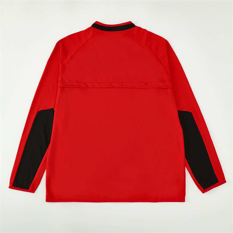 0203 season Manchester United F.C. red Half pull training suit
