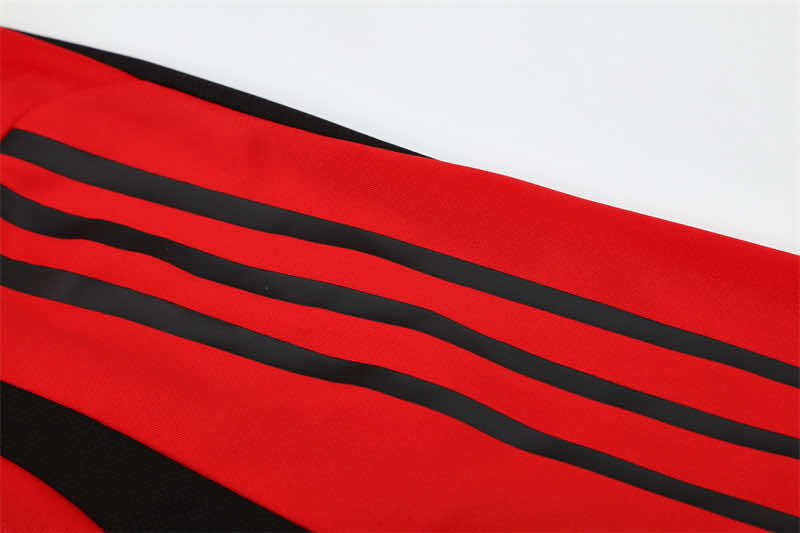 0506 season A.C. Milan red Half pull training suit