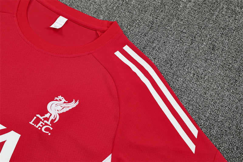2526 season Liverpool F.C. Training clothes suit Short sleeve Fan version