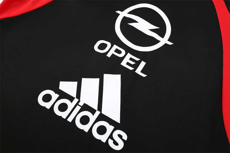 0304 season A.C. Milan black Half pull training suit