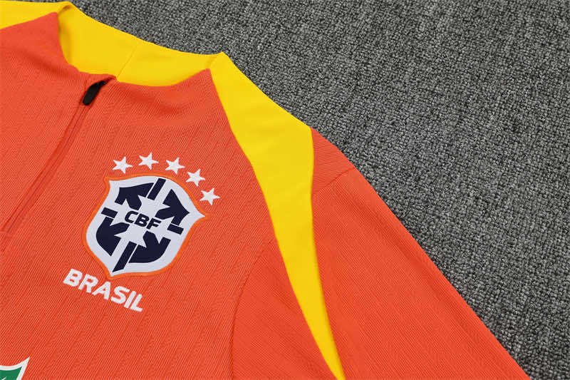 2526 season Brazil Half zip training suit set