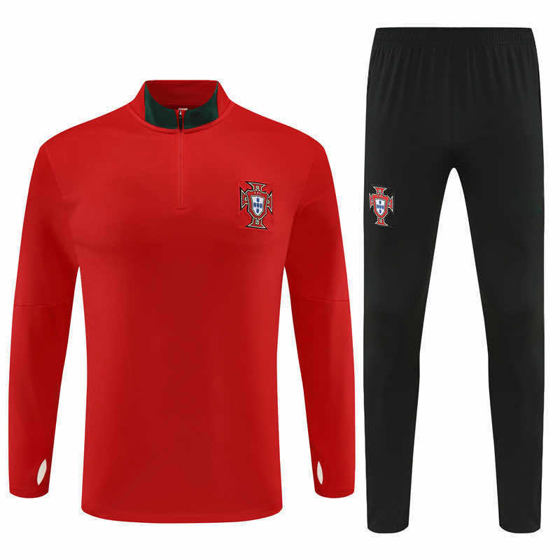 2526 season Portugal Half zip training suit set
